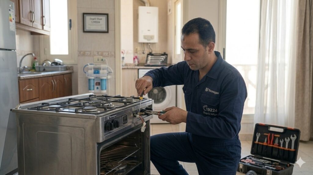 صيانة تكنوجاز في المنزل19224